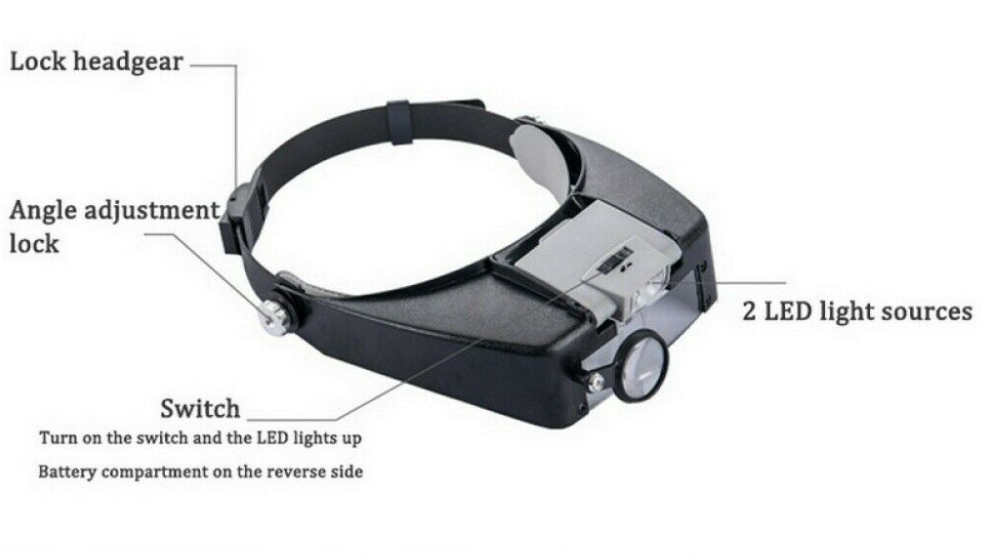 Lights & Magnifiers, Headband Magnifiers, optical lenses