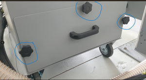 Black Knob Handle for Rear Dust Draw