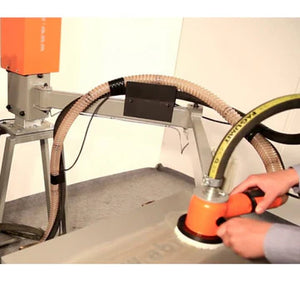 SM-Junior + Vacuum Sandblasting System with Levelling Arm